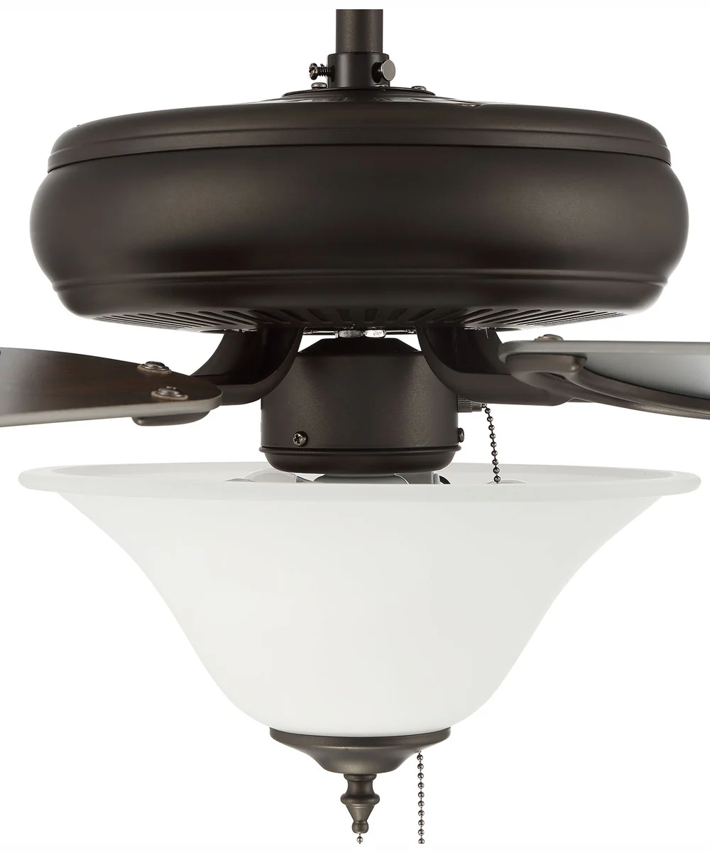 52" Decorator's Choice 2-Light Ceiling Fan Espresso - Image 6