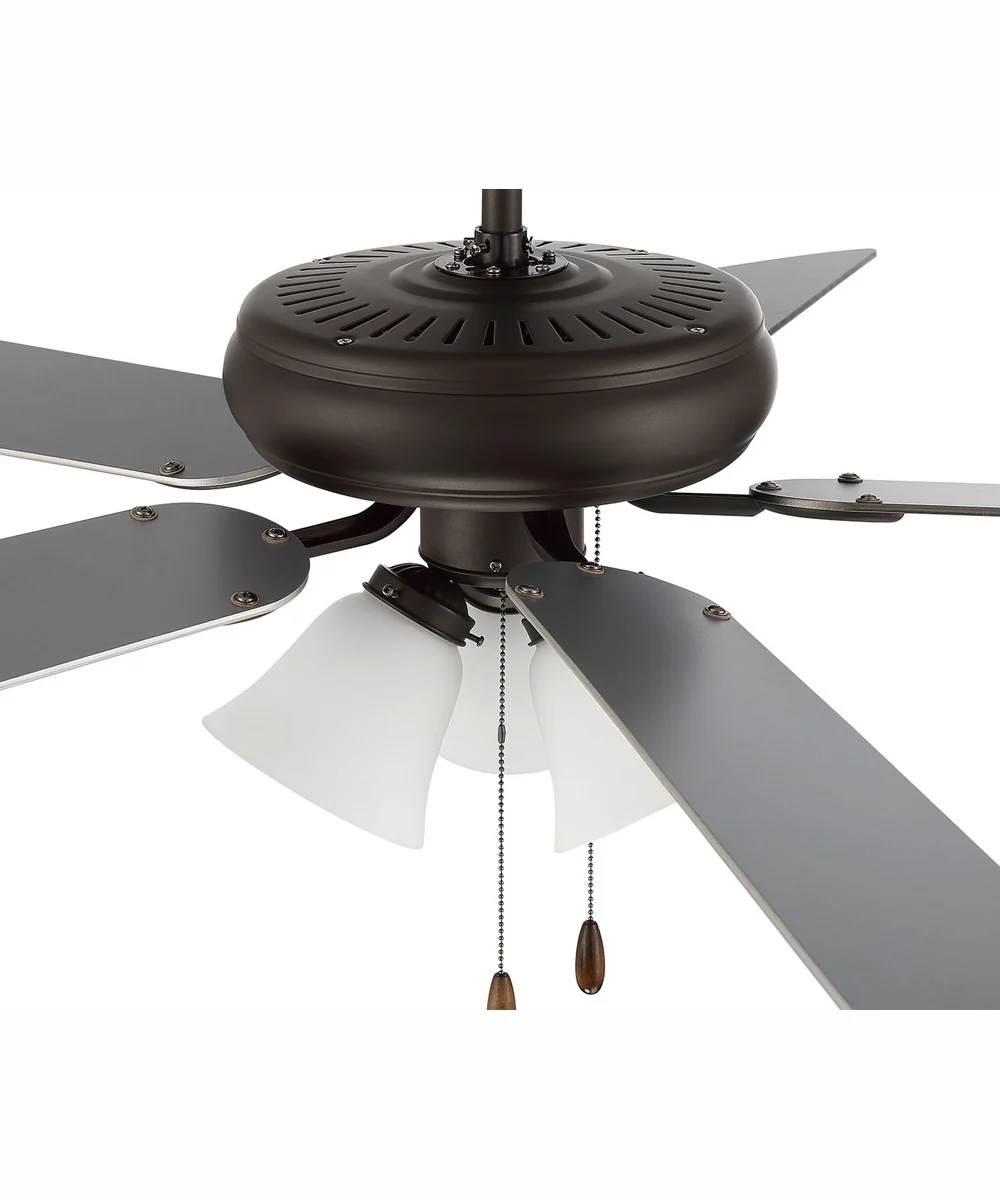 52" Decorator's Choice 3-Light Ceiling Fan Espresso - Image 10