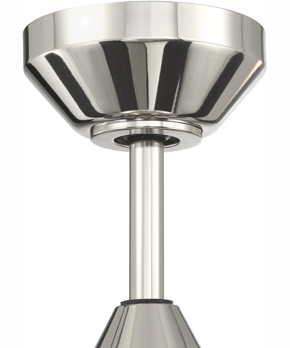 52" Dominick 3-Light Ceiling Fan Polished Nickel - Image 7