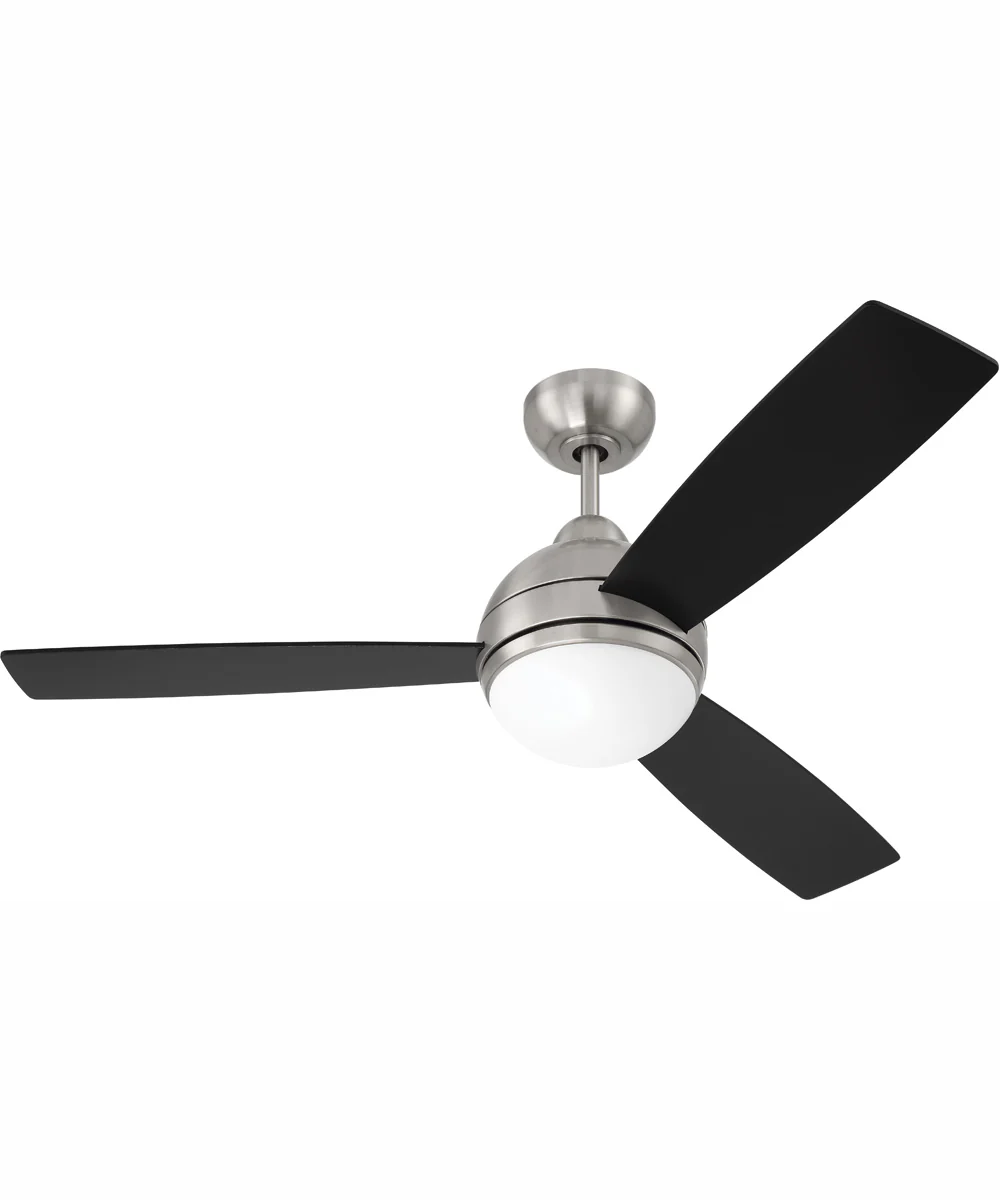 52" Keen 1-Light Ceiling Fan Brushed Polished Nickel - Image 10