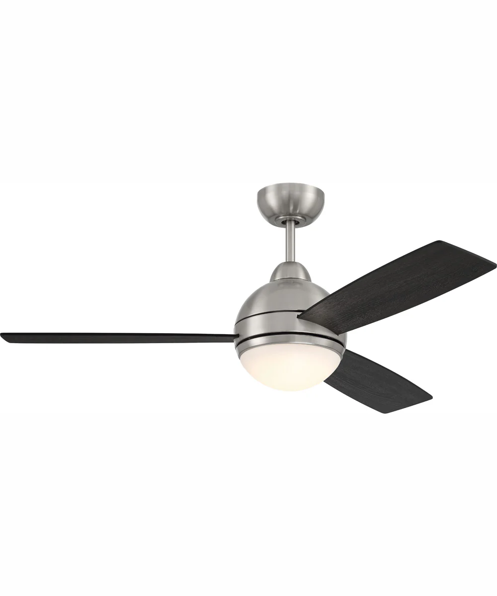 52" Keen 1-Light Ceiling Fan Brushed Polished Nickel - Image 4