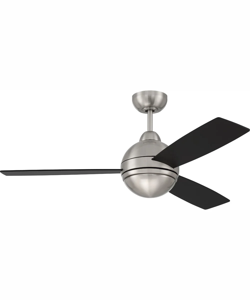 52" Keen 1-Light Ceiling Fan Brushed Polished Nickel - Image 9