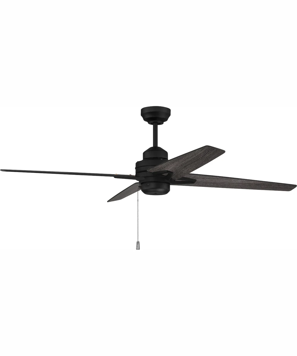52" Maddie Indoor/Outdoor Ceiling Fan Flat Black - Image 2