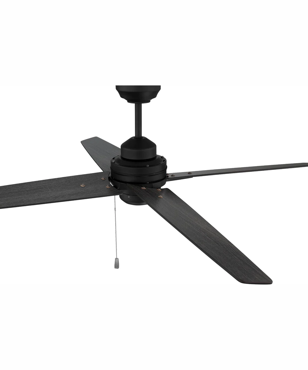 52" Maddie Indoor/Outdoor Ceiling Fan Flat Black - Image 4