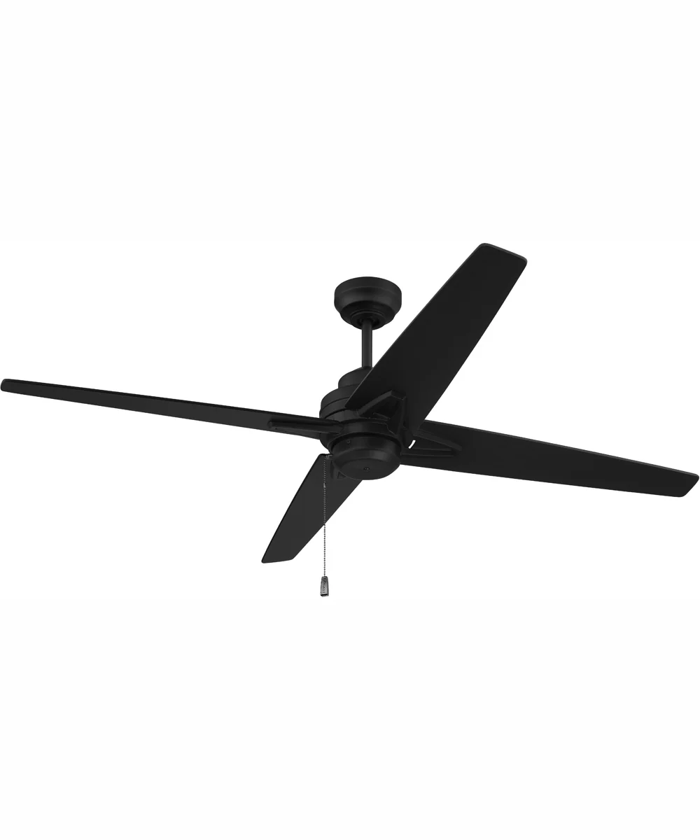 52" Maddie Indoor/Outdoor Ceiling Fan Flat Black - Image 7