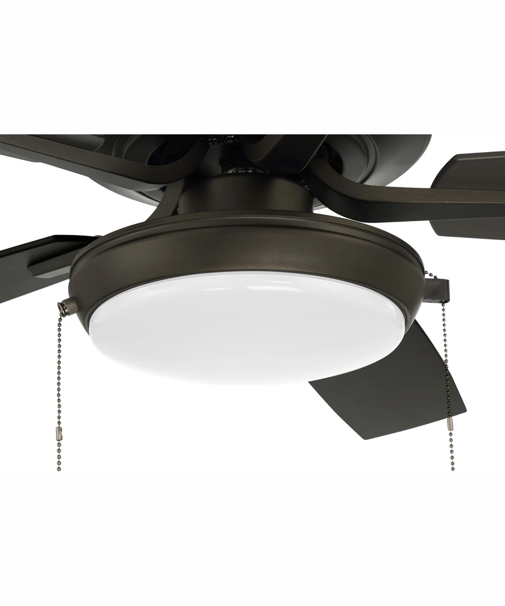 52" Outdoor Pro Plus 119 Pan Light Kit 1-Light Indoor/Outdoor Ceiling Fan Espresso - Image 6