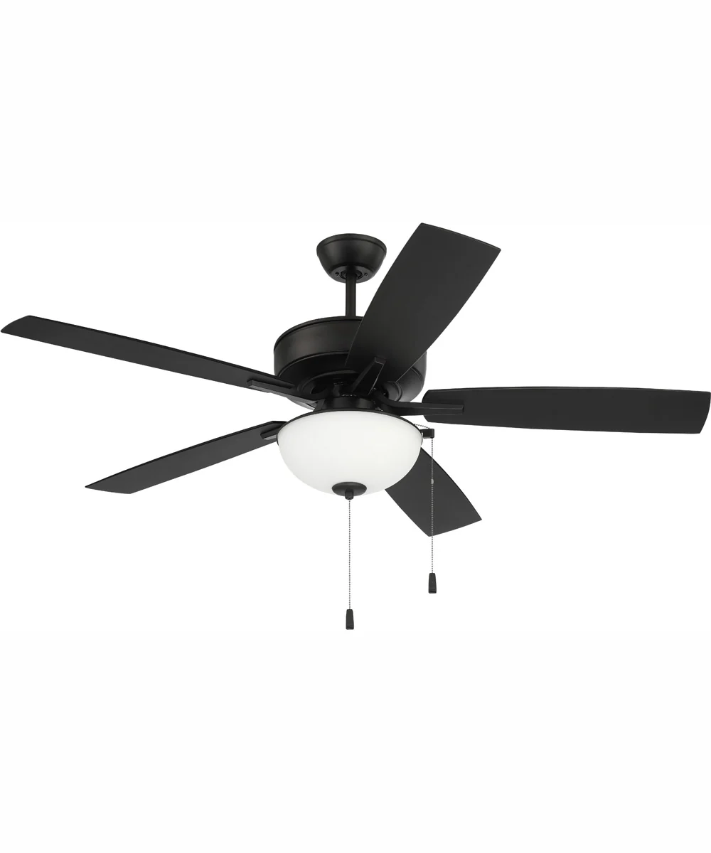 52" Outdoor Pro Plus 211 White 2-Light Indoor/Outdoor Ceiling Fan Flat Black - Image 6