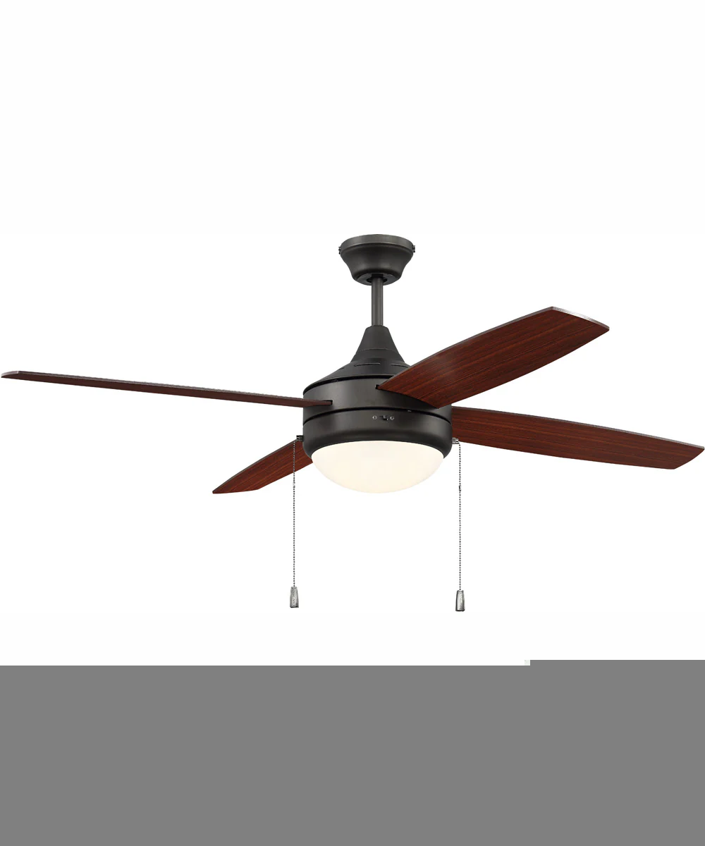 52" Phaze 4 Blade 2-Light Ceiling Fan Espresso - Image 2