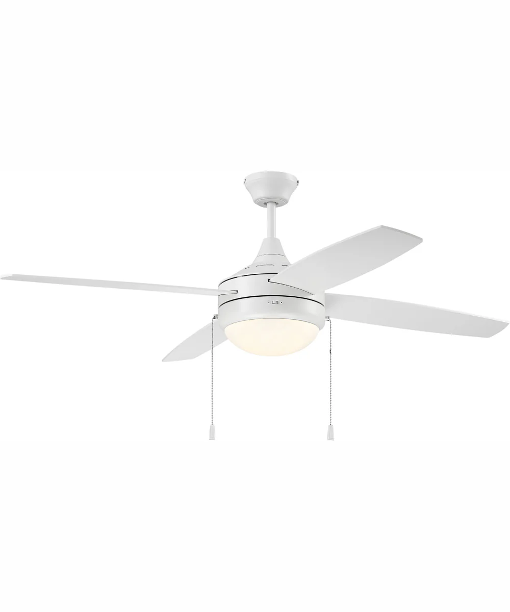 52" Phaze 4 Blade 2-Light Ceiling Fan White - Image 2