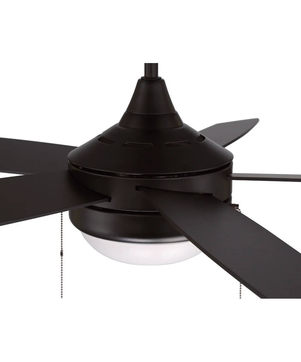 52" Phaze 5 Blade 2-Light Ceiling Fan Flat Black - Image 8