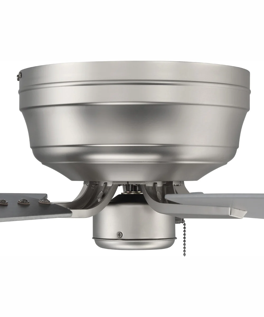 52" Pro Plus Hugger Ceiling Fan Brushed Satin Nickel - Image 3