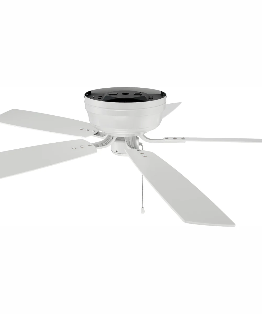 52" Pro Plus Hugger Ceiling Fan White - Image 4