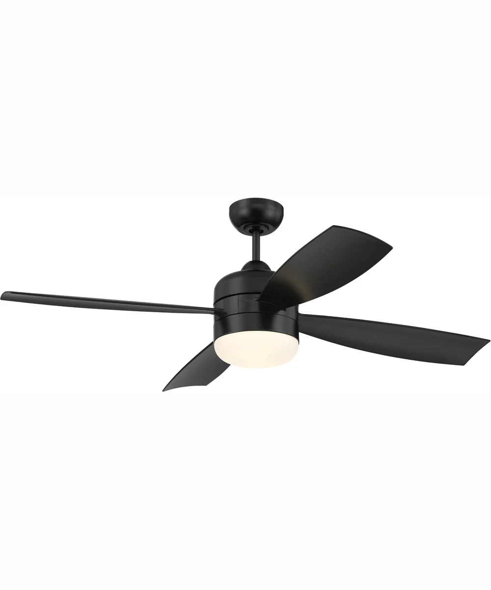 52" Sebastion 2-Light Indoor/Outdoor Ceiling Fan Flat Black - Image 2