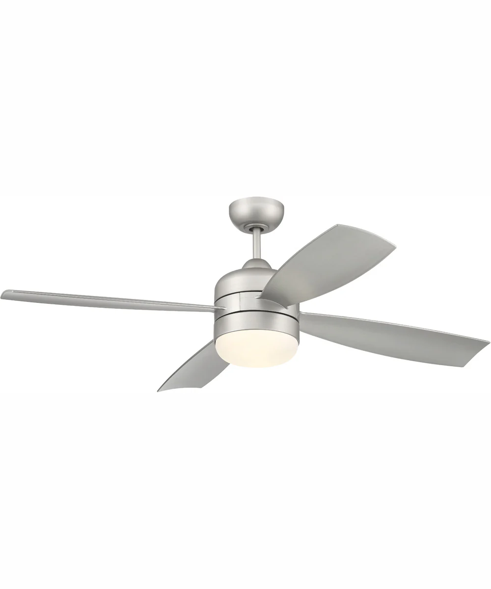 52" Sebastion 2-Light Indoor/Outdoor Ceiling Fan Painted Nickel - Image 2