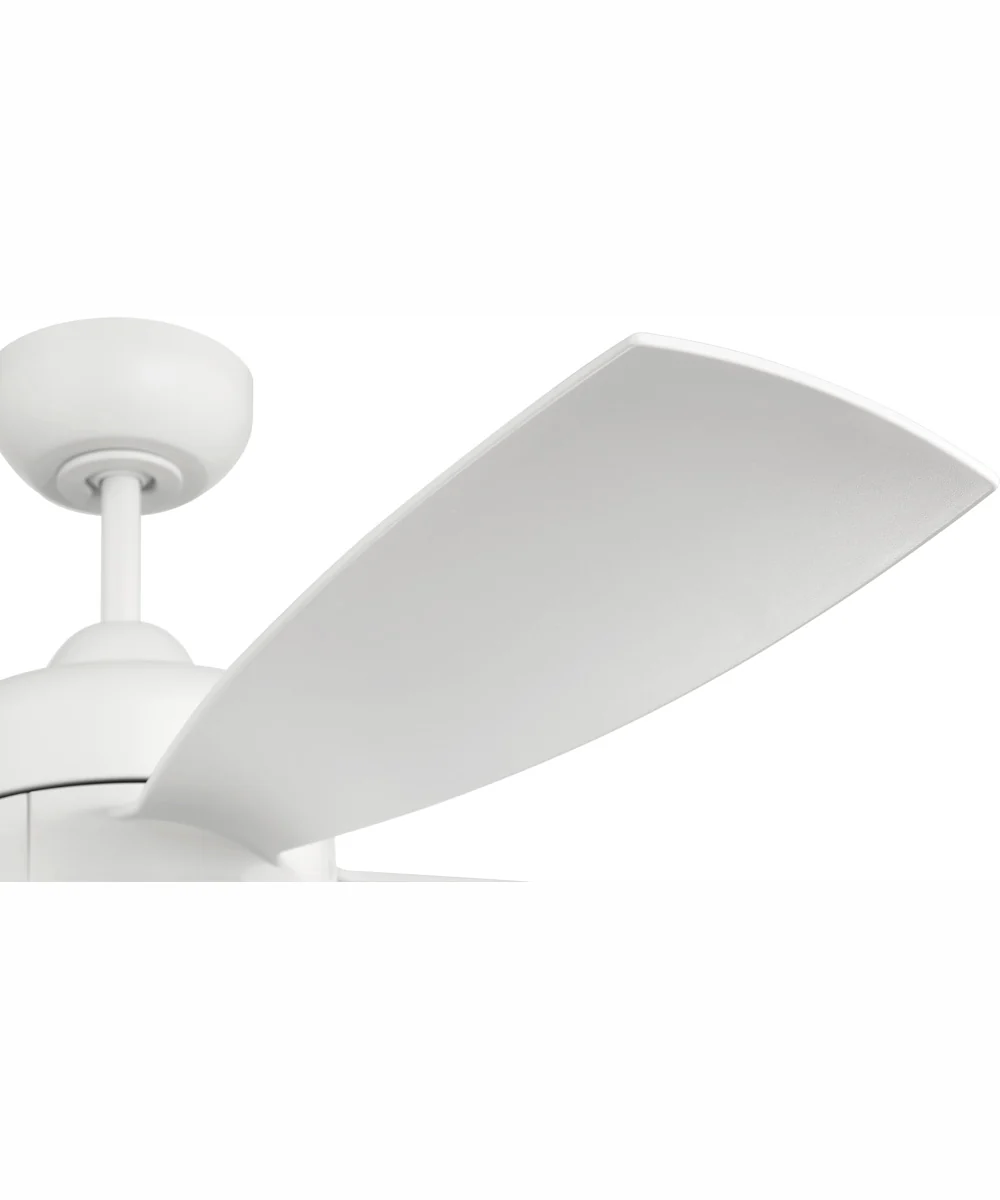 52" Sebastion 2-Light Indoor/Outdoor Ceiling Fan White - Image 4