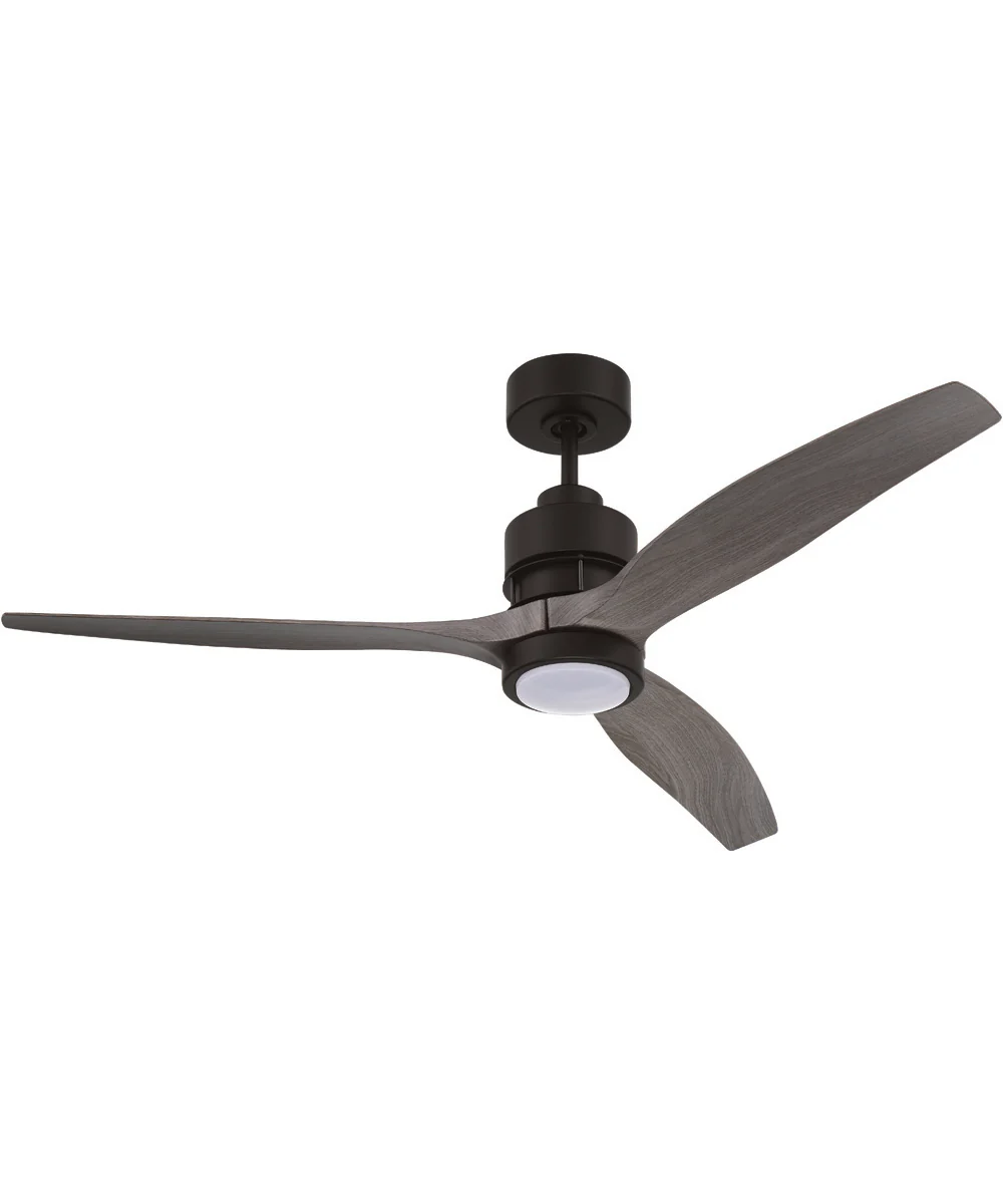 52" Sonnet 1-Light Ceiling Fan Flat Black - Image 5
