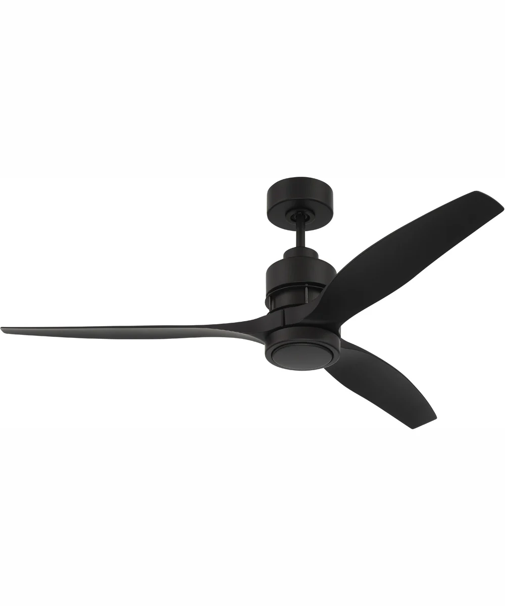 52" Sonnet 1-Light Ceiling Fan Flat Black - Image 7
