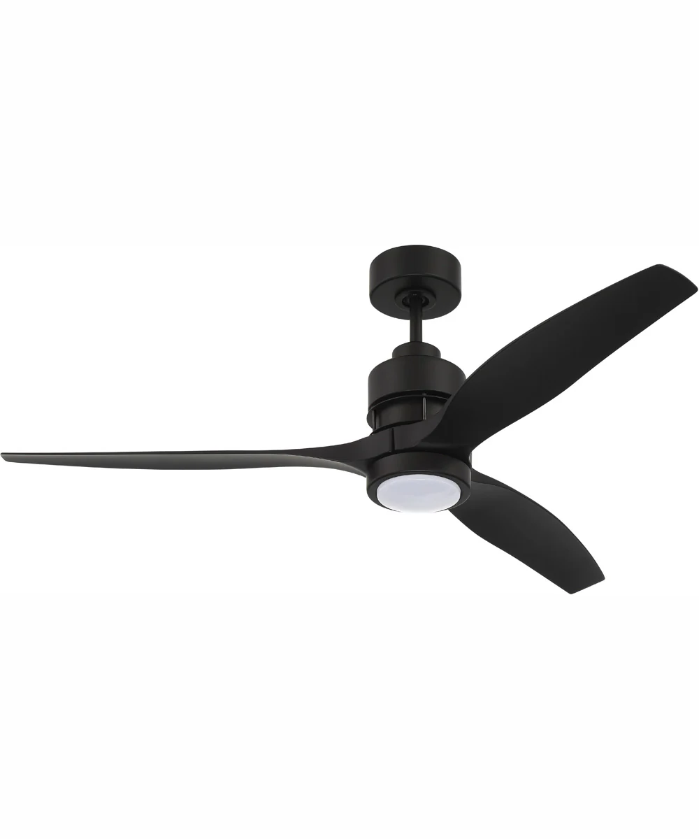 52" Sonnet 1-Light Ceiling Fan Flat Black - Image 8