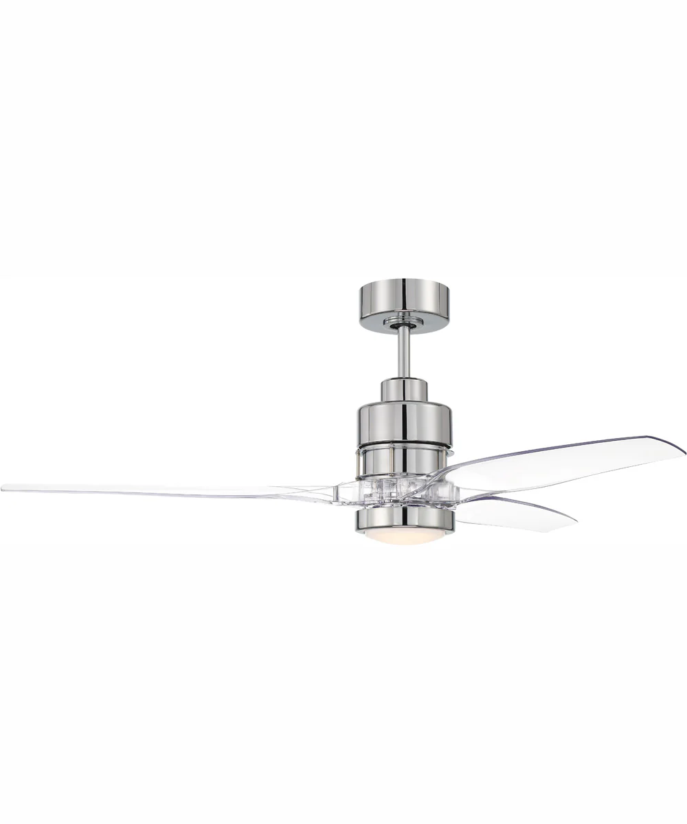 52" Sonnet WIFI 1-Light Ceiling Fan Chrome - Image 2