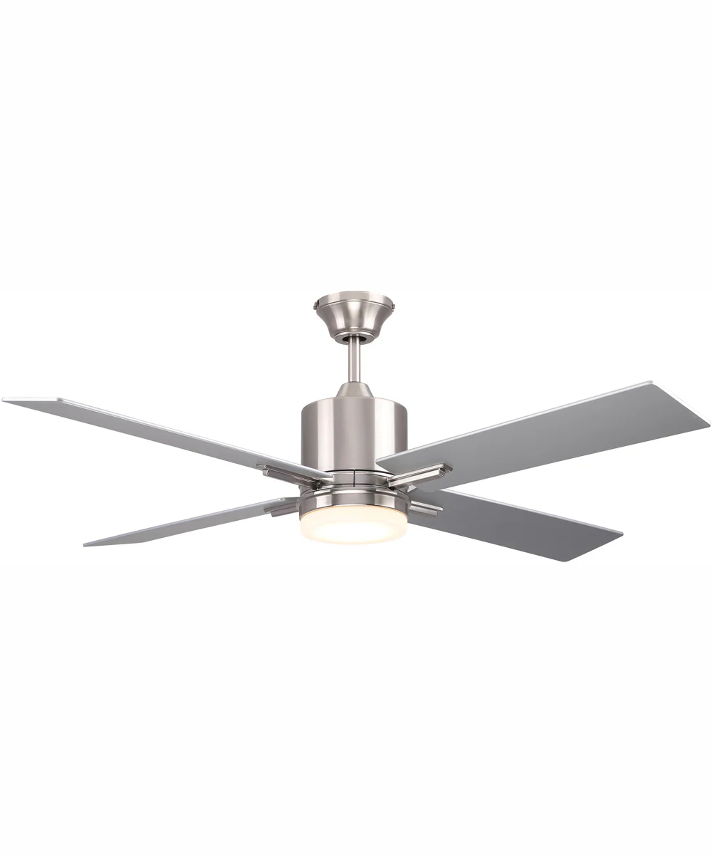 52" Teana 1-Light Ceiling Fan Brushed Polished Nickel - Image 2