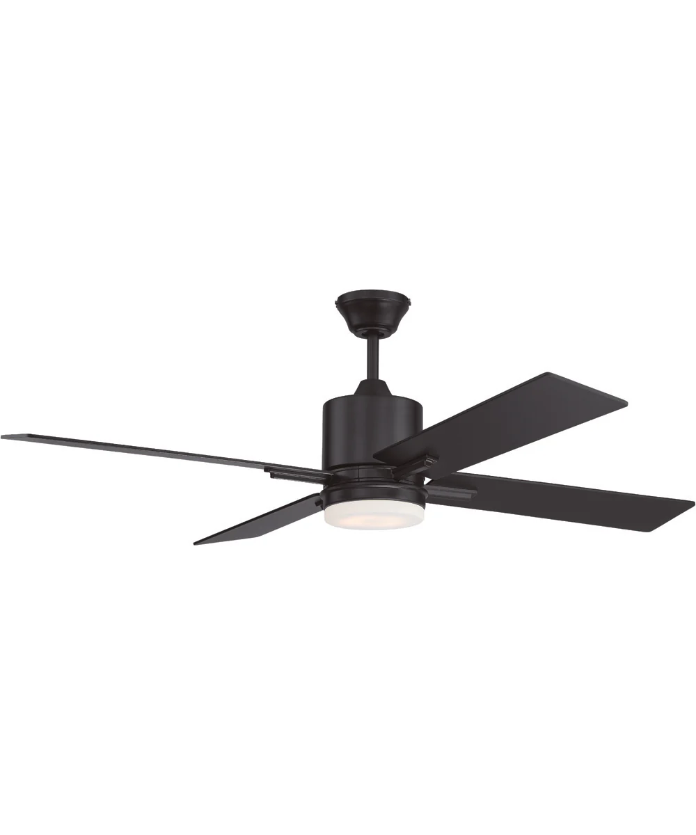 52" Teana 1-Light Ceiling Fan Flat Black - Image 4