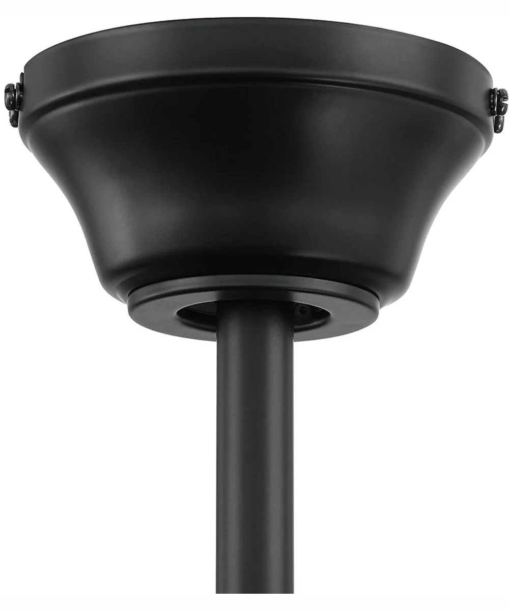 52" Teana 1-Light Ceiling Fan Flat Black/Satin Brass - Image 7