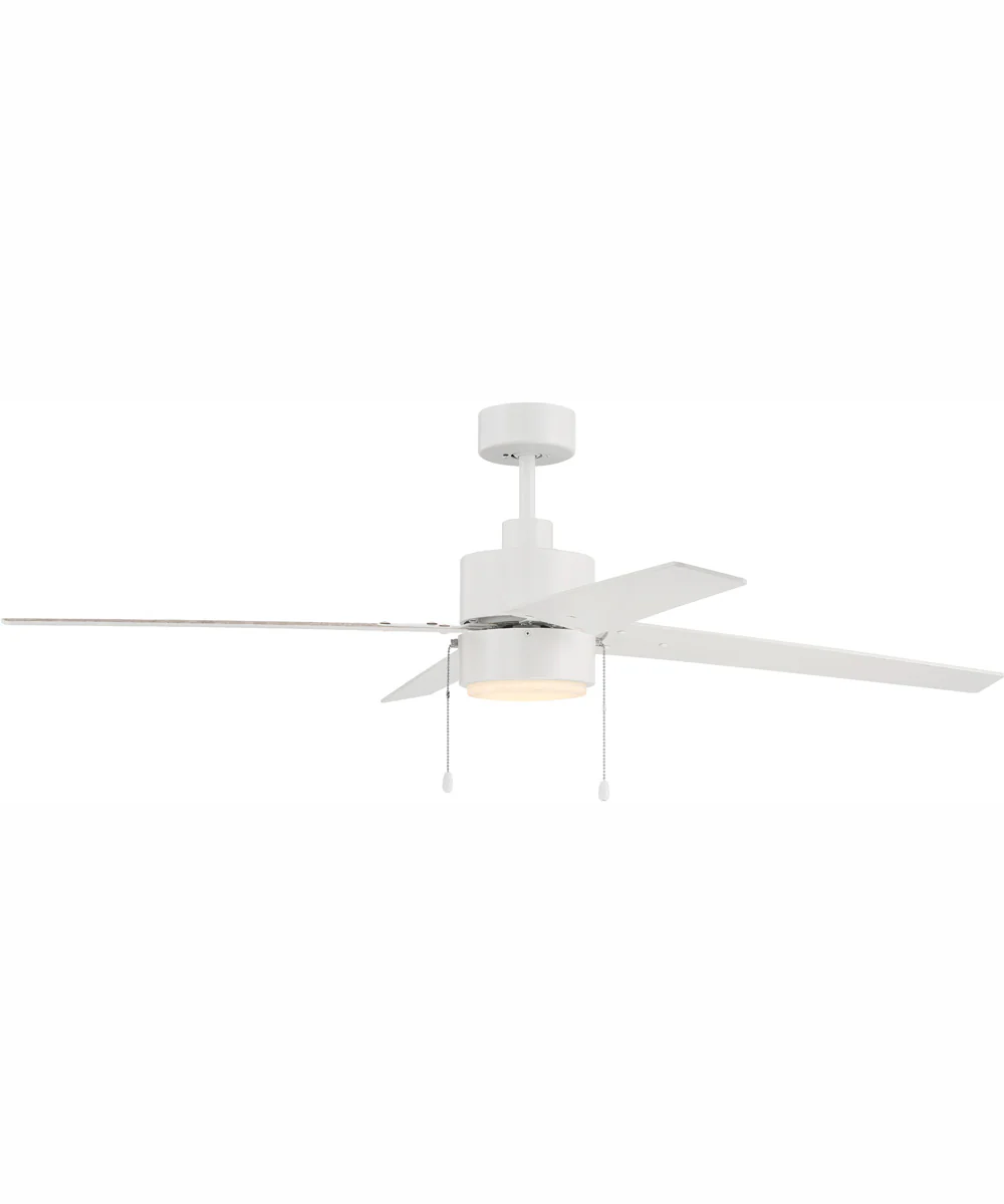 52" Terie 1-Light Ceiling Fan White - Image 2