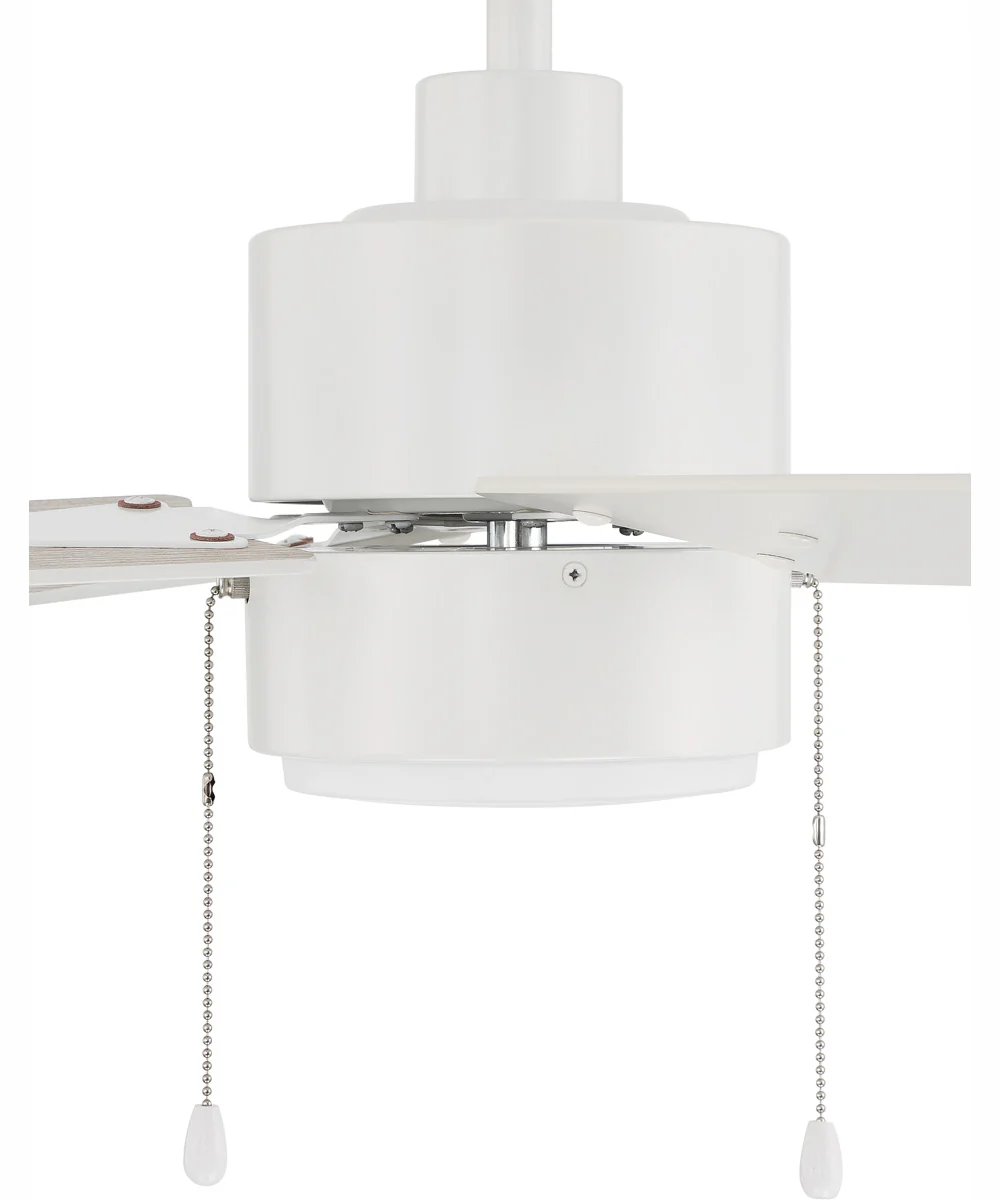 52" Terie 1-Light Ceiling Fan White - Image 5