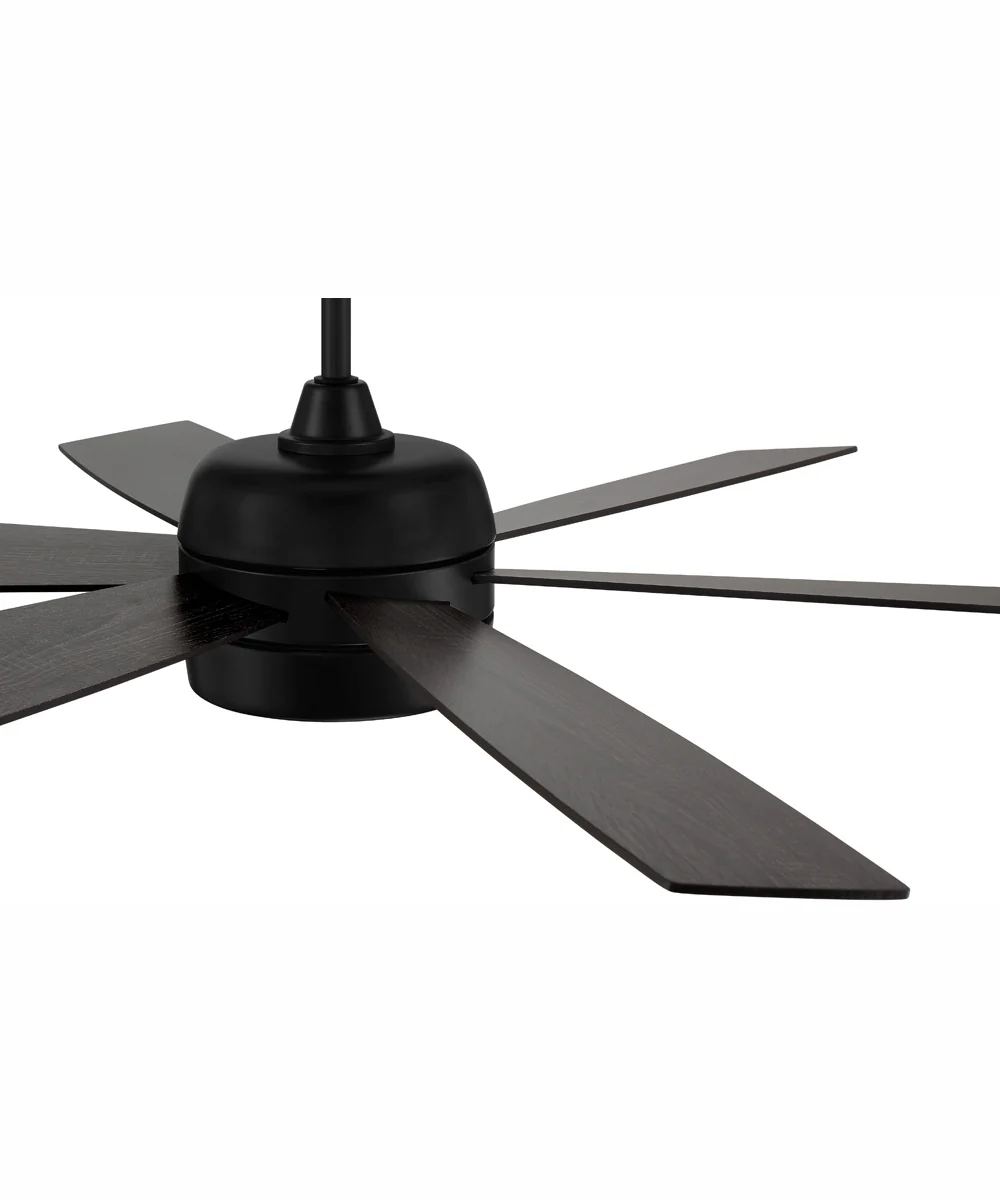 52" Trevor 1-Light Ceiling Fan Flat Black - Image 6