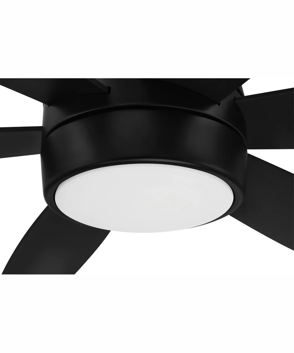 52" Trevor 1-Light Ceiling Fan Flat Black - Image 8