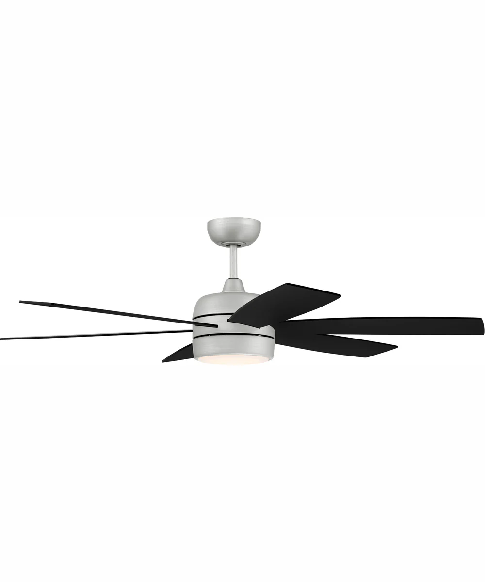 52" Trevor 1-Light Ceiling Fan Painted Nickel - Image 4