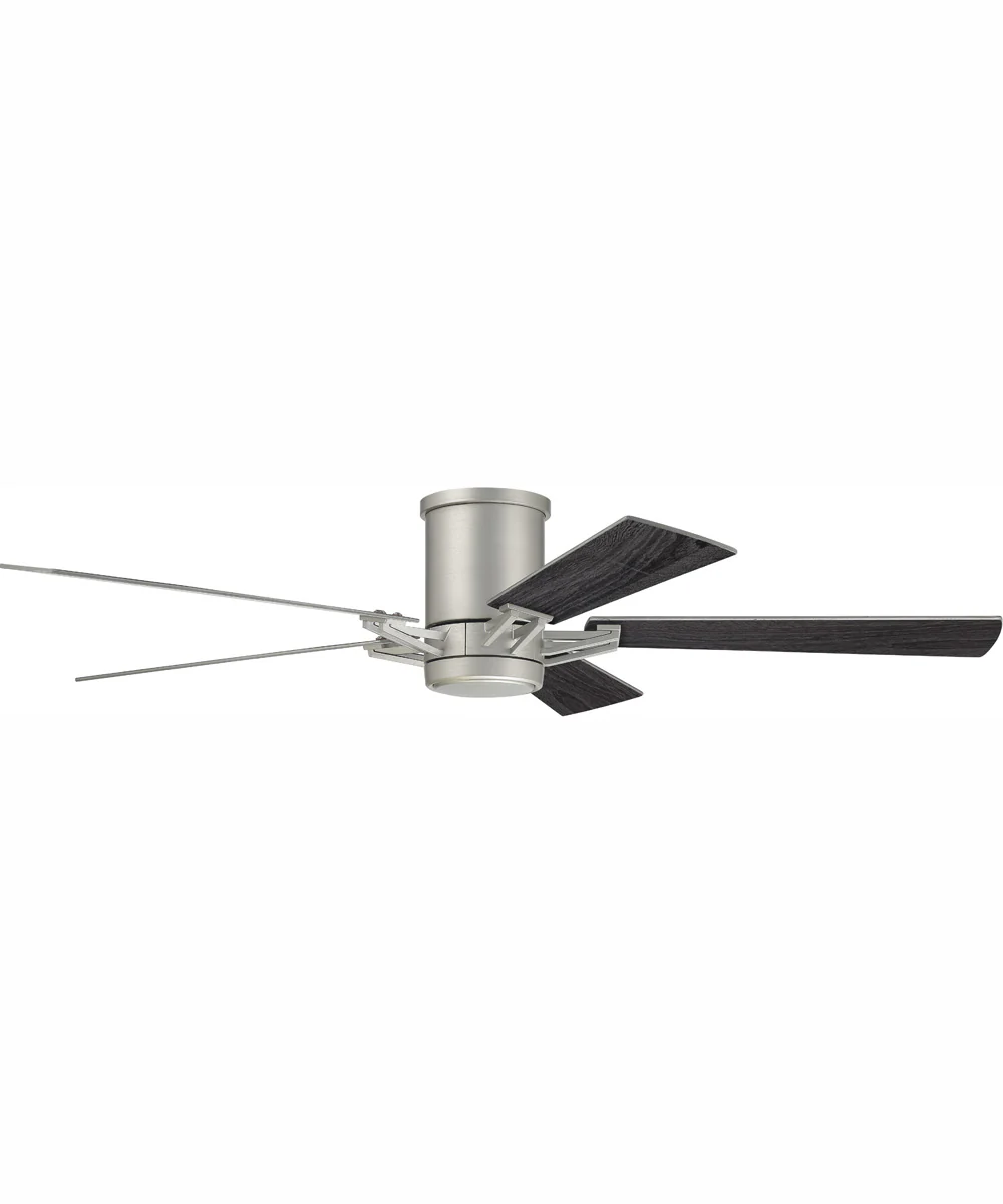 52" Wyatt 1-Light Ceiling Fan Painted Nickel - Image 8