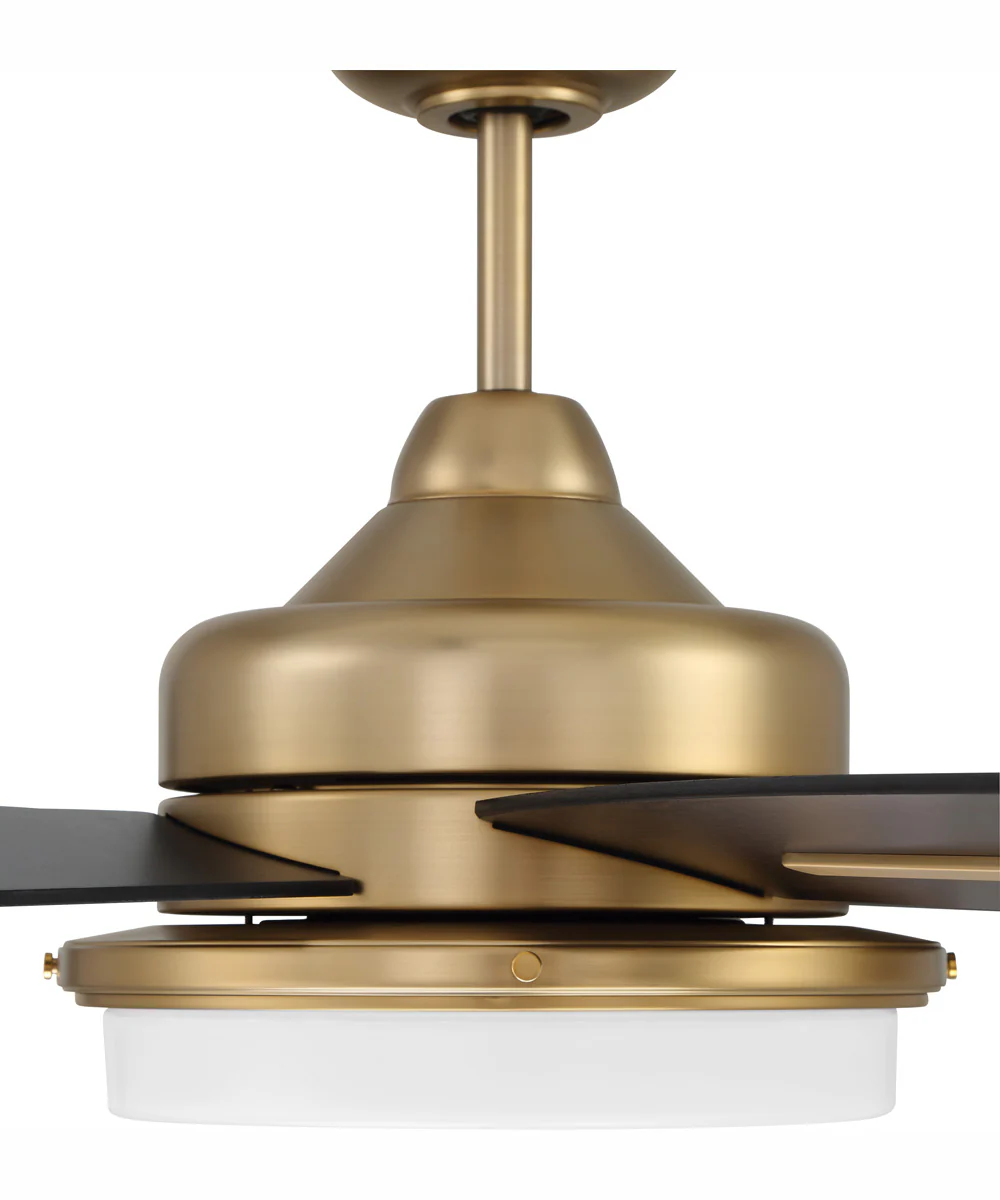 54" Drew 1-Light Fan Satin Brass - Image 5
