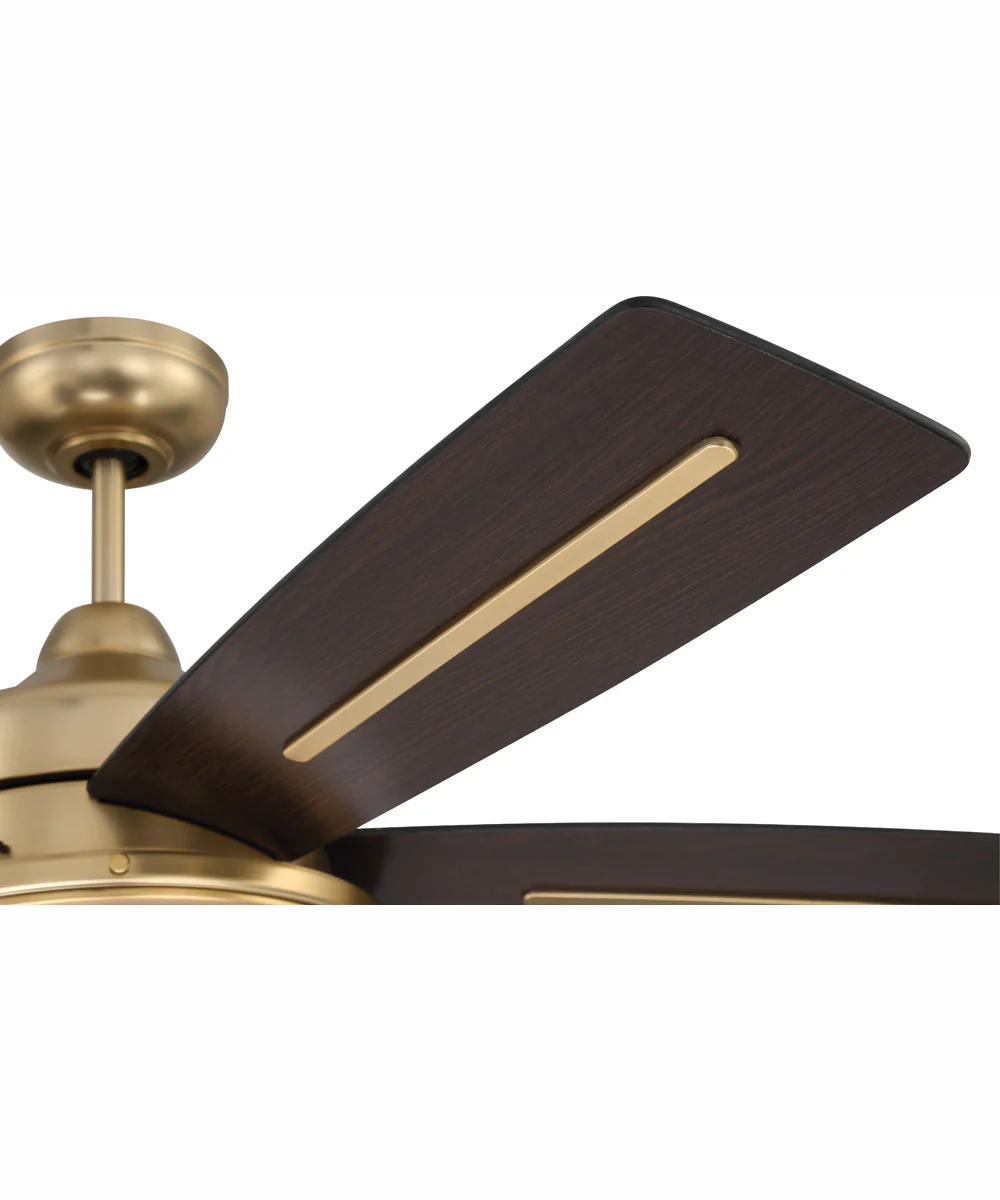 54" Drew 1-Light Fan Satin Brass - Image 6