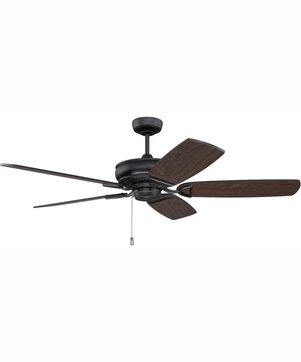 56" Supreme Air Plus Ceiling Fan Flat Black - Image 2