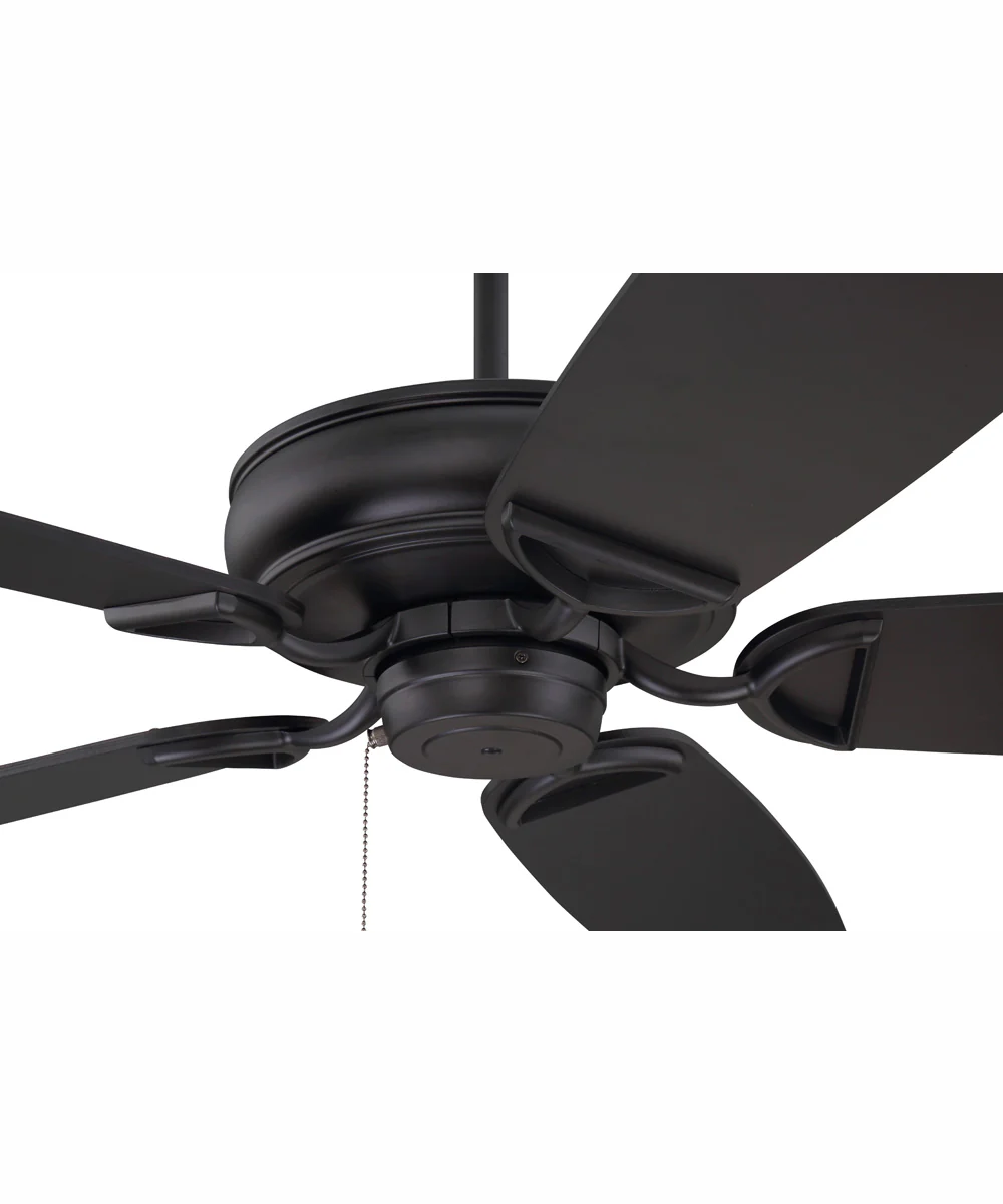 56" Supreme Air Plus Ceiling Fan Flat Black - Image 3