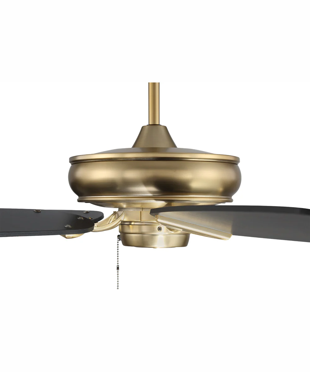 56" Supreme Air Plus Ceiling Fan Satin Brass - Image 3