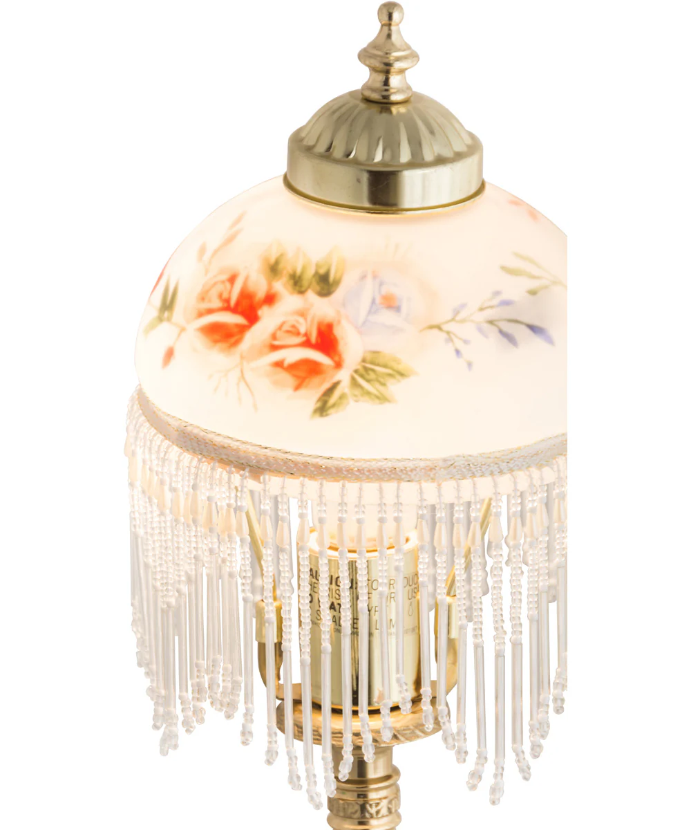 6" Wide Roussillon Rose Bouquet Table Lamp - Image 3