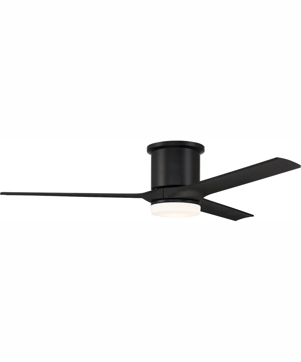 60" Burke 1-Light Ceiling Fan Flat Black - Image 2