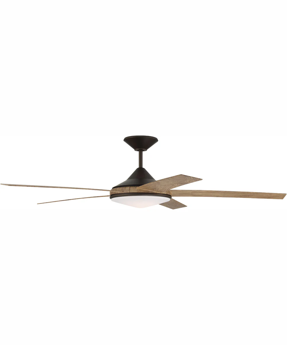 60" Delaney 1-Light Indoor/Outdoor Ceiling Fan Espresso - Image 2