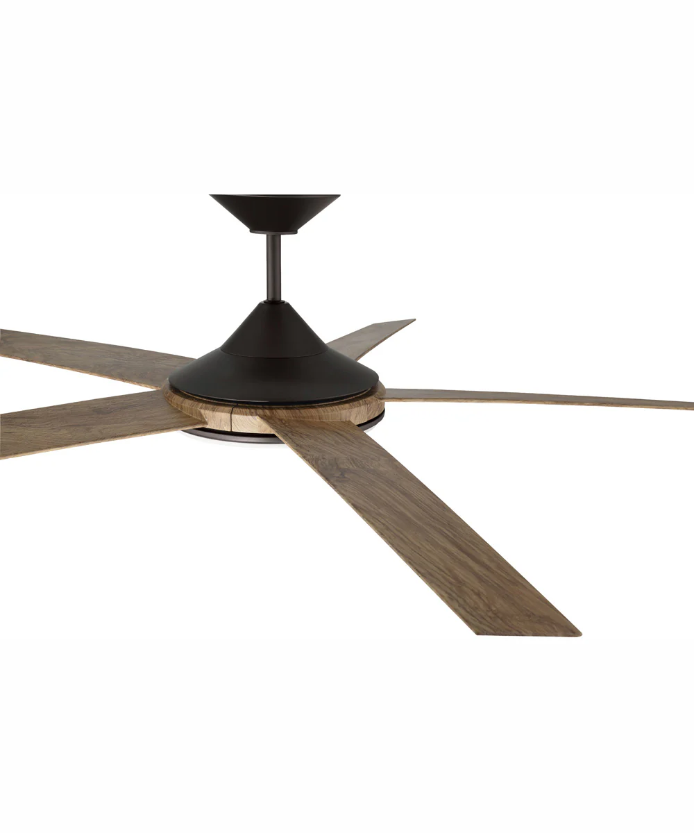 60" Delaney 1-Light Indoor/Outdoor Ceiling Fan Espresso - Image 4