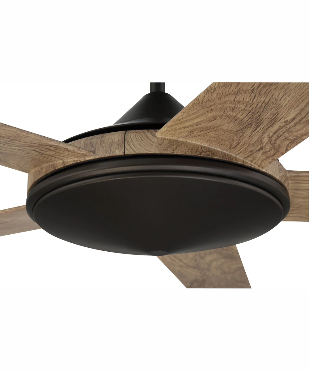 60" Delaney 1-Light Indoor/Outdoor Ceiling Fan Espresso - Image 6