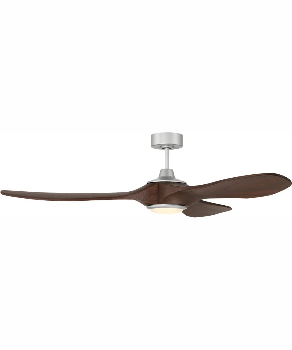 60" Envy 1-Light Indoor/Outdoor Ceiling Fan Painted Nickel - Image 2