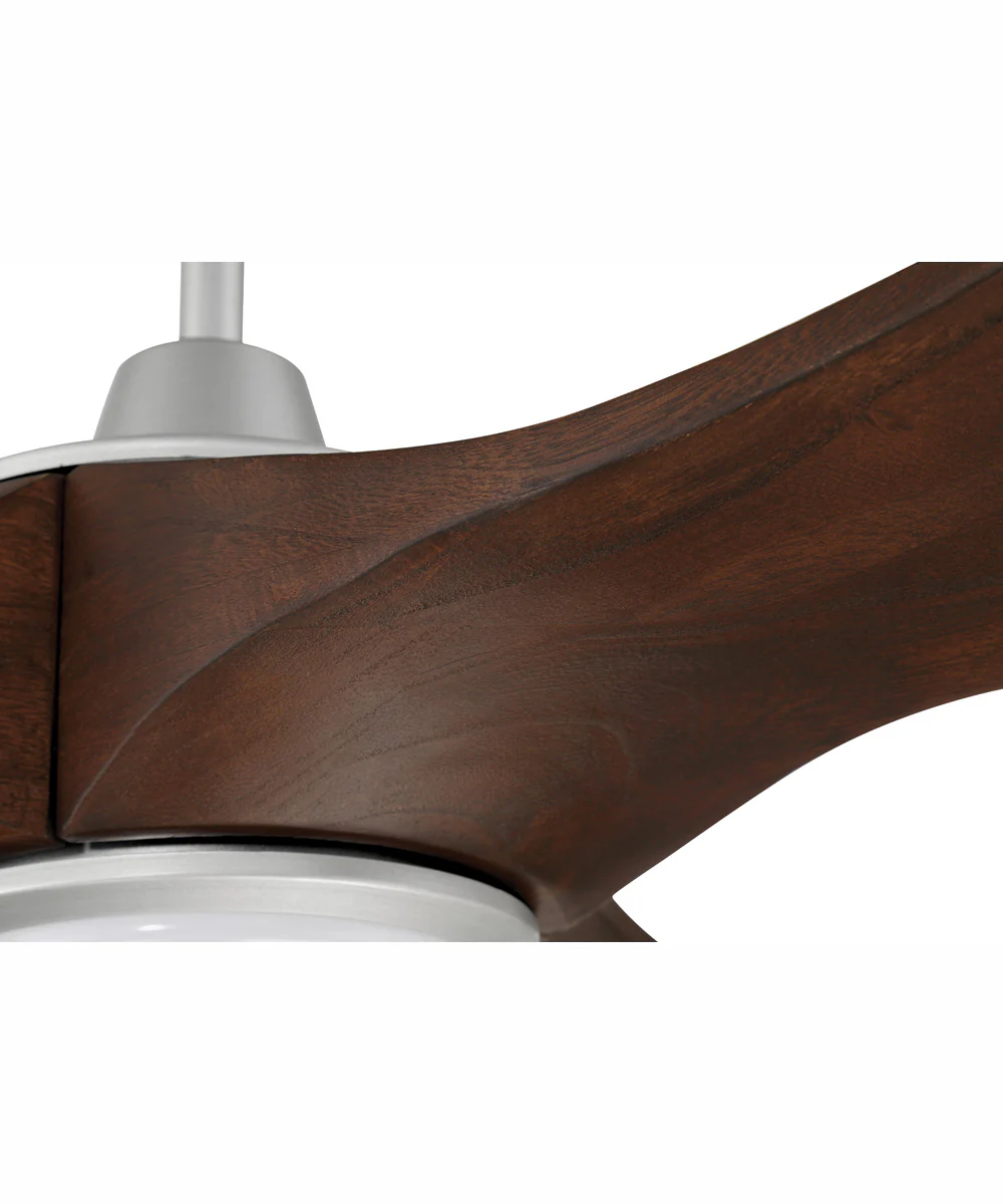 60" Envy 1-Light Indoor/Outdoor Ceiling Fan Painted Nickel - Image 4