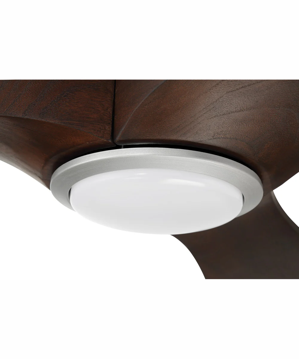 60" Envy 1-Light Indoor/Outdoor Ceiling Fan Painted Nickel - Image 6