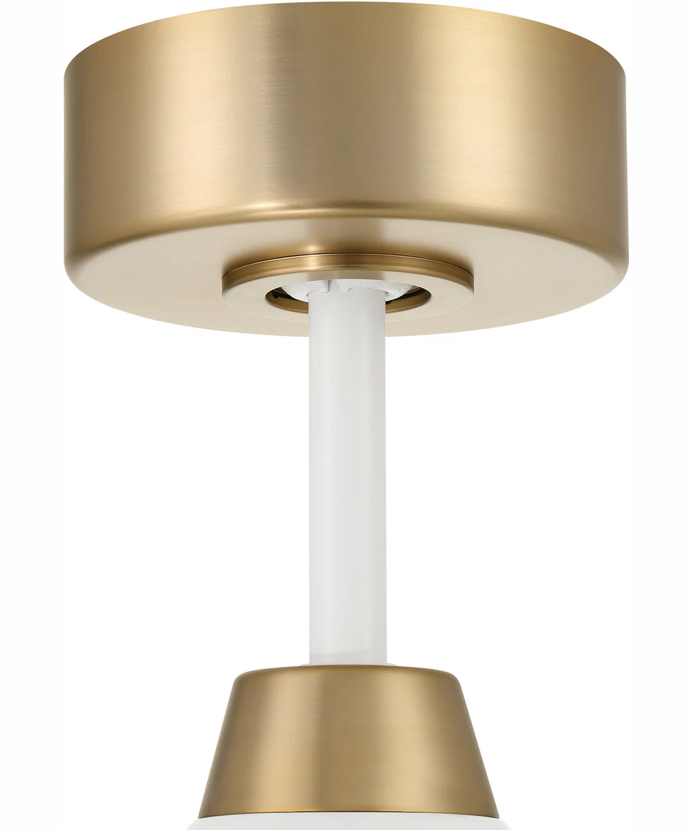 60" Envy 1-Light Indoor/Outdoor Ceiling Fan White/Satin Brass - Image 5