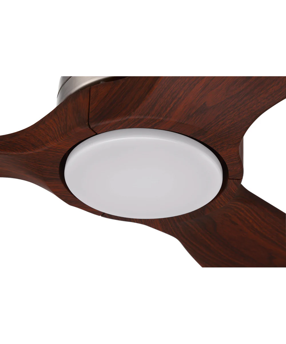 60" Limerick 1-Light Indoor/Outdoor Ceiling Fan Brushed Polished Nickel - Image 6