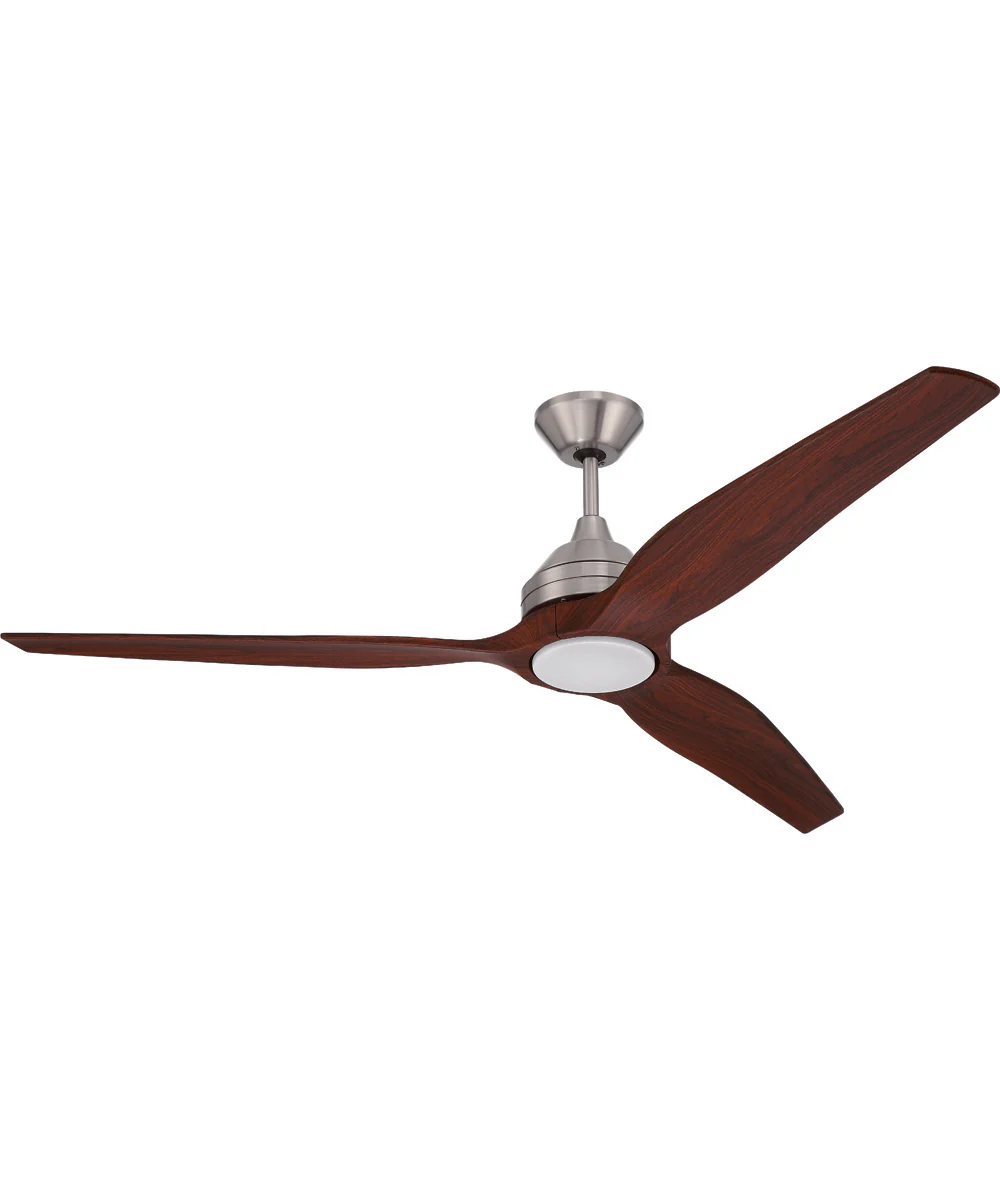 60" Limerick 1-Light Indoor/Outdoor Ceiling Fan Brushed Polished Nickel - Image 8
