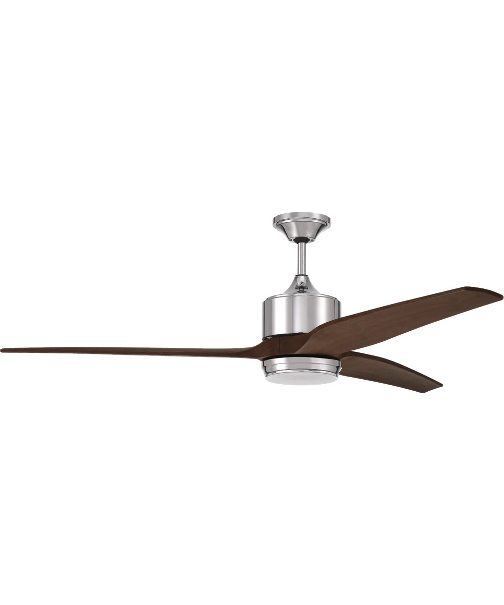 60" Mobi 1-Light Ceiling Fan Chrome - Image 7