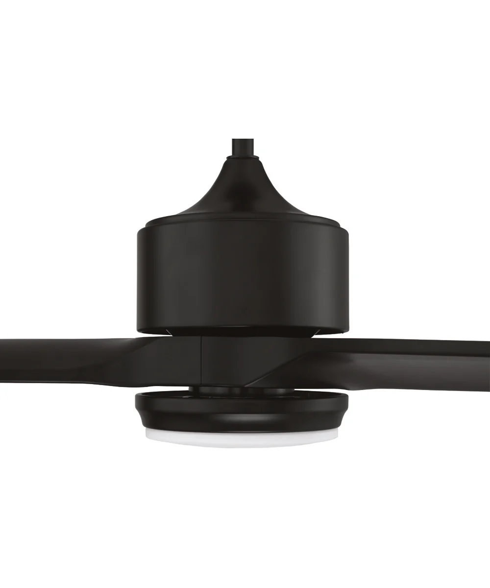 60" Mobi 1-Light Ceiling Fan Flat Black - Image 3
